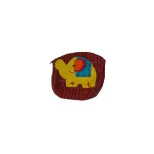 Handmade Boho Hippie Elephant Change Purse